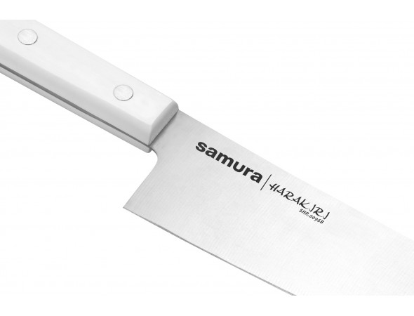 Нож Samura Harakiri Гранд Сантоку, 197 мм, белая рукоять