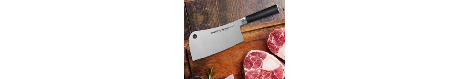 Кухонный топорик для рубки мяса и костей Samura (Самура): купить по ...
