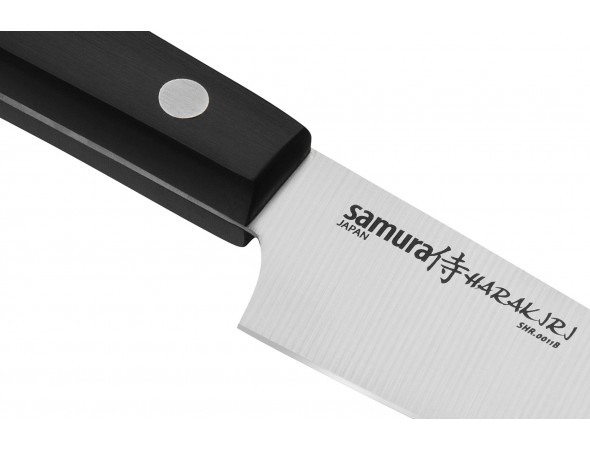 Нож Samura Harakiri Овощной SHR-0011, 99 мм, черная рукоять