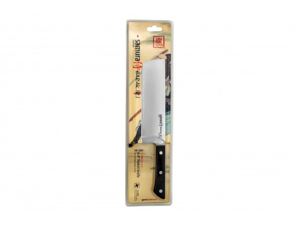 Нож Samura Harakiri Накири, 170 мм, черная рукоять