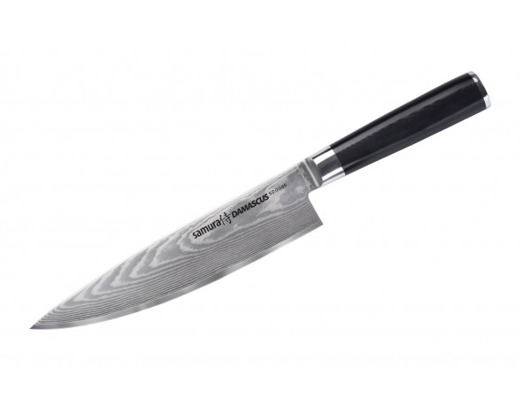 Набор из 3-х ножей Samura Damascus овощной, универсальный 125 мм, шеф в подарочной коробке