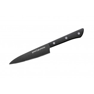 Нож Samura Shadow Универсальный, 120 мм с покрытием BLACK FUSO