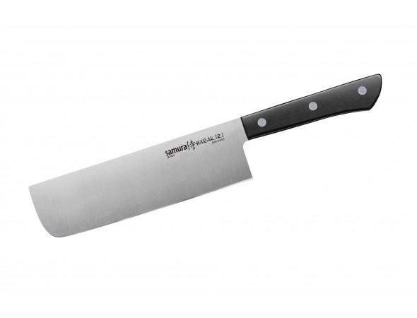 Набор Samura Harakiri 5 ножей SHR-0250B овощной,черная рукоять универсальный, накири, сантоку, шеф