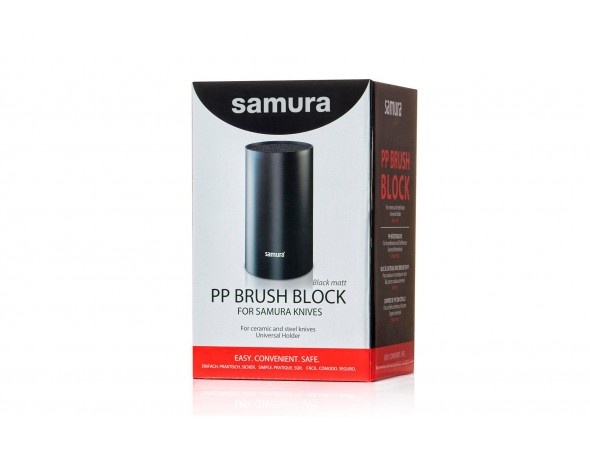 Подставка универсальная для ножей Samura, 180 мм, черная Подставка универсальная для ножей Samura, 180 мм, черная