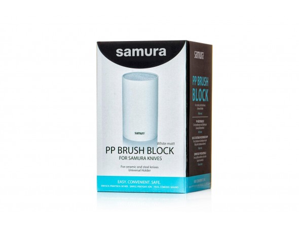Подставка универсальная для ножей SAMURA, 180 мм, Белая Подставка универсальная для ножей SAMURA, 180 мм, Белая