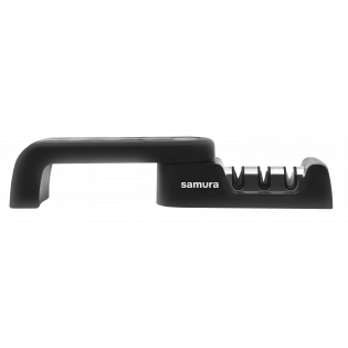 Точилка для ножей Samura трехфункциональная, черная