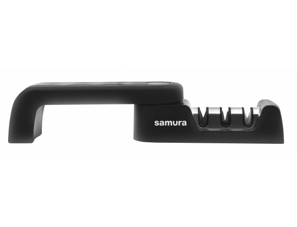 Точилка для ножей Samura трехфункциональная, черная