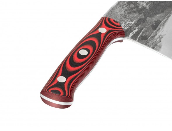Сербский топорик  Малый Samura MAD BULL, красно-черная рукоять, SMB-0041