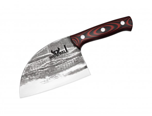 Сербский топорик  Малый Samura MAD BULL, красно-черная рукоять, SMB-0041
