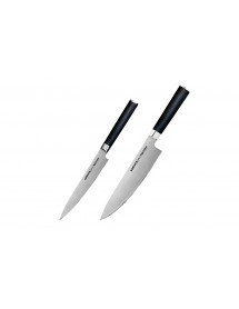 Набор из 2-х ножей Samura Mo-V универсальный, шеф 
