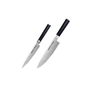 Набор из 2-х ножей Samura Mo-V универсальный, шеф 