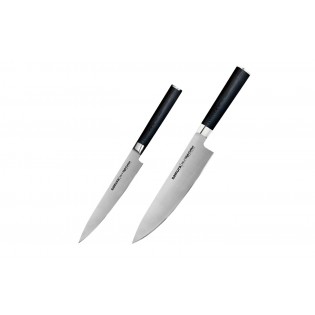 Набор из 2-х ножей Samura Mo-V универсальный, шеф 