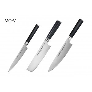 Набор из 3-х ножей Samura Mo-V универсальный, накири, шеф