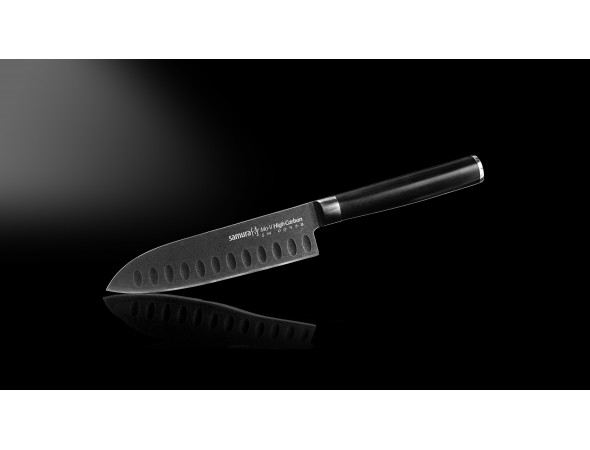 Нож Samura Mo-V Stonewash Сантоку, 138 мм