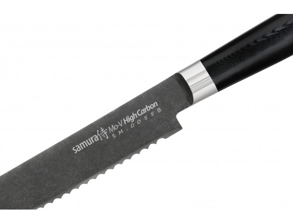 Нож для хлеба Samura Mo-V Stonewash, 230 мм