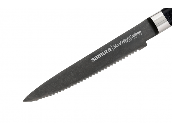 Нож Samura Mo-V Stonewash для томатов, 120 мм