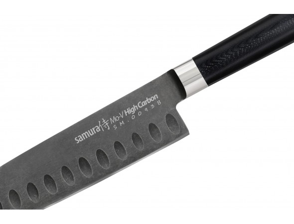 Нож Samura Mo-V Stonewash Сантоку, 138 мм