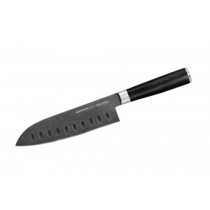 Нож Samura Mo-V Stonewash Сантоку, 180 мм 