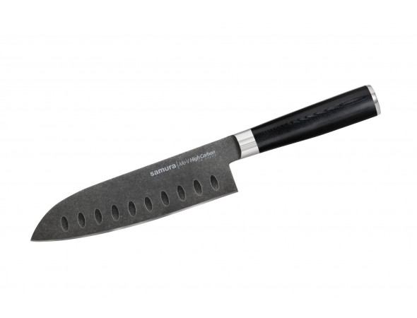 Нож Samura Mo-V Stonewash Сантоку, 180 мм