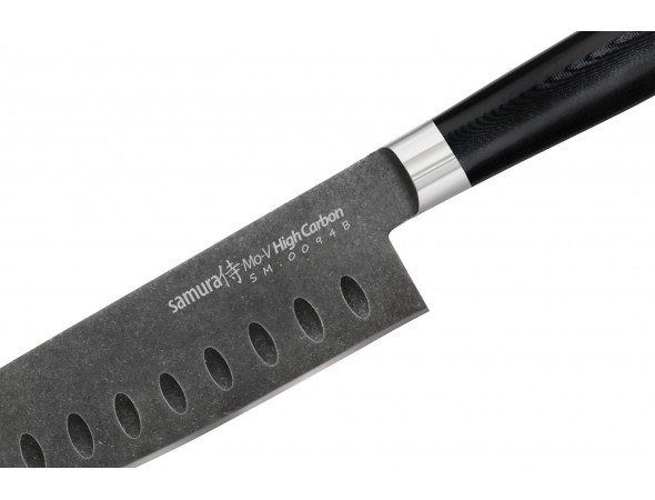 Нож Samura Mo-V Stonewash Сантоку, 180 мм