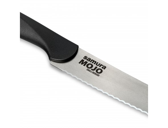 Нож Samura MOJO для хлеба, 194 мм, черная рукоять