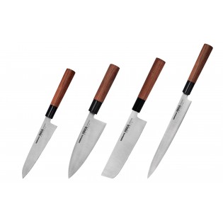 Набор из 4-х ножей Samura Okinawa Гюто, Деба, Накири, Янагиба