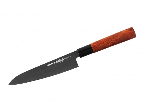 Нож Samura Okinawa Stonewash Гюто, 170 мм