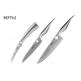 Набор из 3-х ножей Samura REPTILE овощной, универсальный, шеф