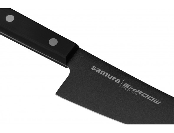 Нож Samura Shadow Гюто, 182 мм с покрытием BLACK FUSO