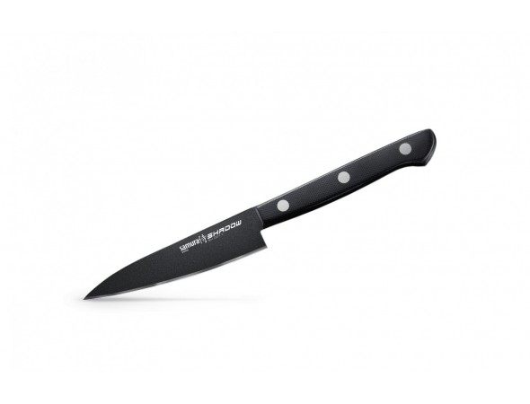 Набор из 3-х ножей Samura Shadow овощной, универсальный 150 мм, шеф (ПОВРЕЖДЕНА УПАКОВКА)