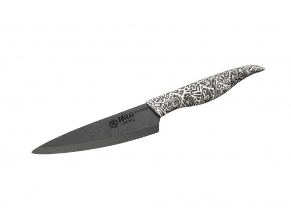 Нож керамический Samura INCA  универсальный, 155 мм, черный
