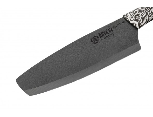 Нож керамический Samura INCA Накири, 165 мм, черный
