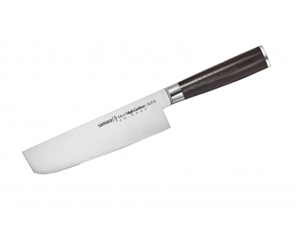 Набор из 3-х ножей Samura Mo-V овощной, накири, Шеф