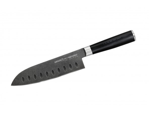 Нож Samura Mo-V Stonewash Сантоку, 180 мм