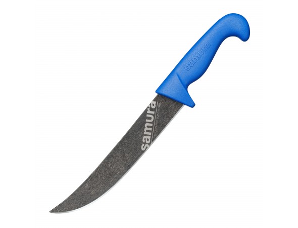 Нож Samura Sultan PRO Слайсер с галтовкой, 213 мм, синяя рукоять