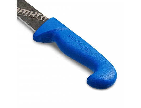 Нож Samura Sultan PRO Шеф-Пчак с галтовкой, 166 мм, синяя рукоять