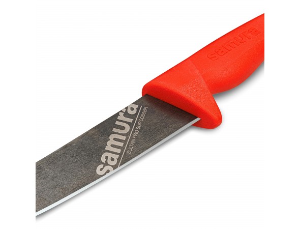Нож Samura Sultan PRO Шеф-Пчак с галтовкой, 166 мм, красная рукоять Нож Samura Sultan PRO Шеф-Пчак с галтовкой, 166 мм, красная рукоять