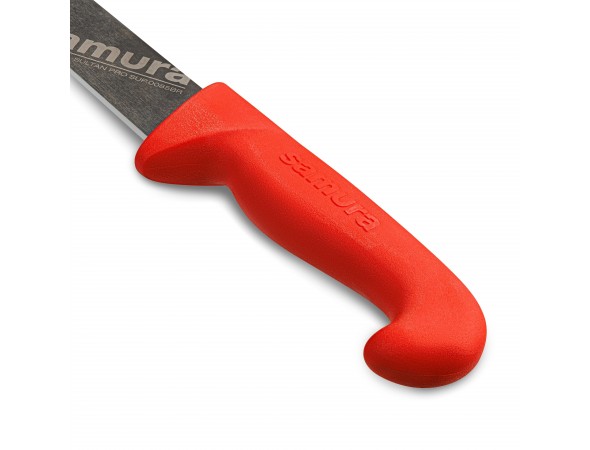 Нож Samura Sultan PRO Шеф-Пчак с галтовкой, 166 мм, красная рукоять Нож Samura Sultan PRO Шеф-Пчак с галтовкой, 166 мм, красная рукоять