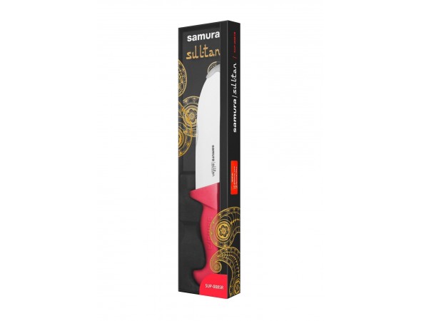 Нож кухонный Samura SULTAN PRO, 166 мм, красный